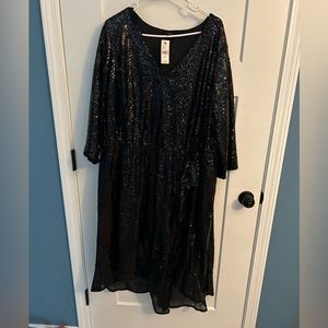 Black sequin dress